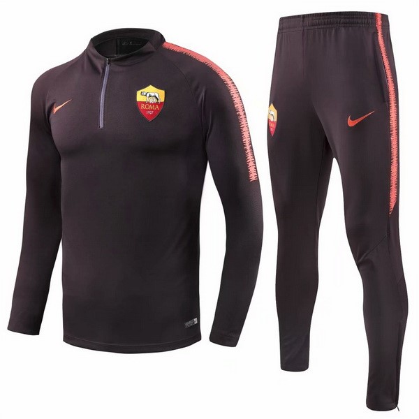 Chandal AS Roma 2018/19 Naranja Negro